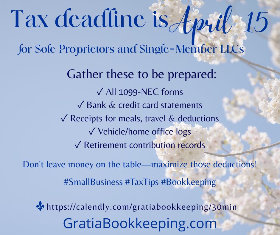 SMBs,Tax Deadline is April 15. Are you ready?